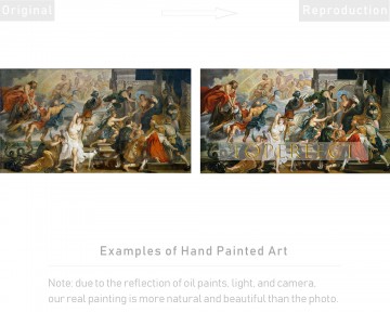 Exemplare der Sammlungsversion von berühmten Künstlern 16 Ölgemälde